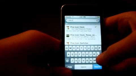 how to get 5 i rows nd 5 icon dock