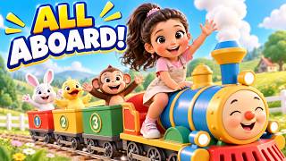 Toot-Toot Little Train 🚂🐰 | Fun Animal Train Song for Kids