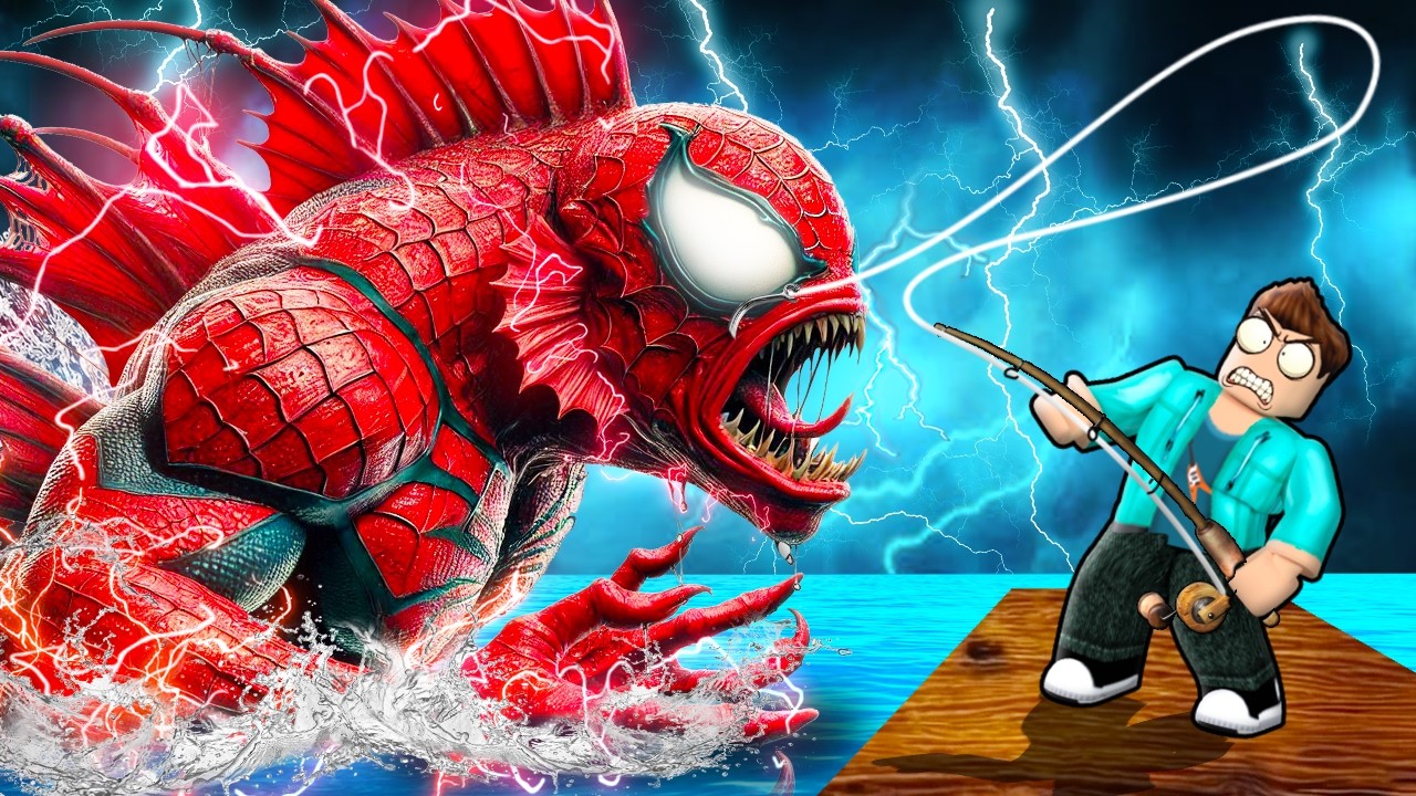 SHIVANG CAUGHT THE RAREST GIANT SPIDERMAN FISH IN ROBLOX !!