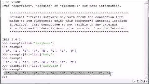 Python Programming Tutorial   13   Slicing Lists video x flv
