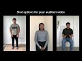 CSSD BA (Hons) Acting audition video tips