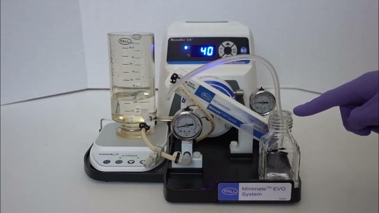 Pall Minimate™ Tangential Flow Filtration TFF Capsule Performance YouTube