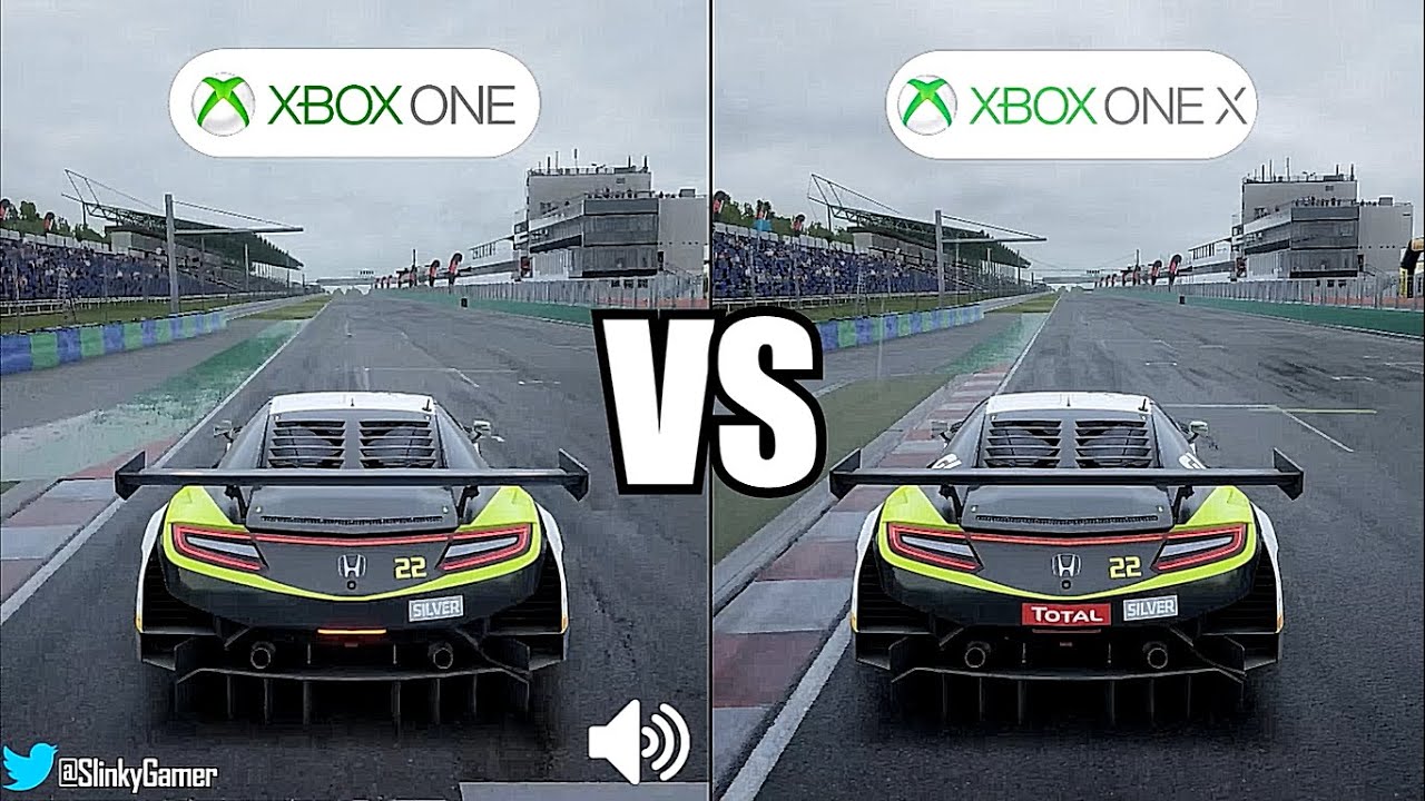 Assetto Corsa Competizione - Graphics and Sound Comparison Xbox One X vs Xbox  One - Rain / Acura NSX - YouTube