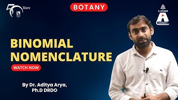 Binomial Nomenclature | Botany | S Chand Academy