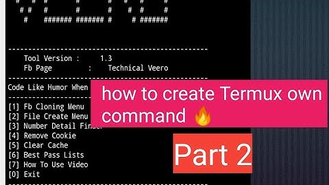how to create own termux command|| part 2 ||