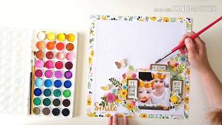 Pebbles: Patio Party Scrapbook Process Video
