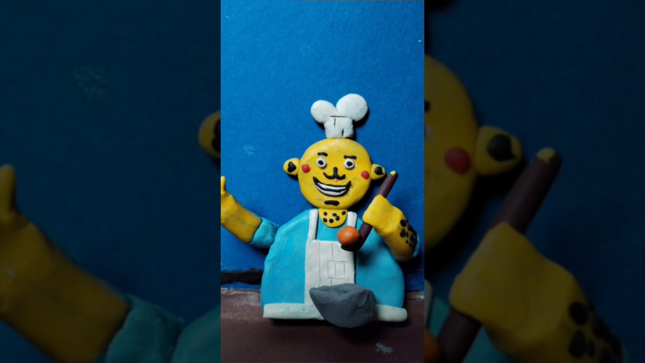 Мистер Микс сварил картошечку! Моя первая пластилиновая анимация!!! Микса слепил сам👌 