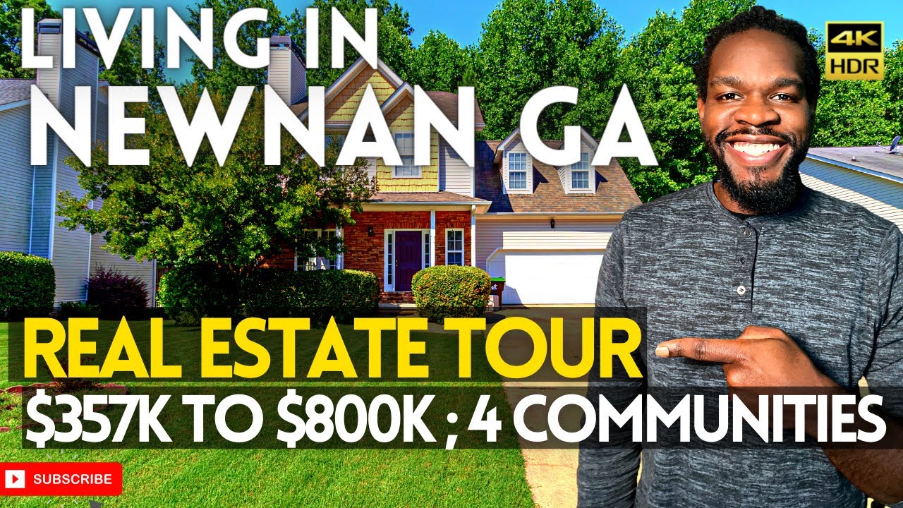 Living in Newnan GA Real Estate Tour Summergrove, Avery Park, Lakeshore & Arbor Springs