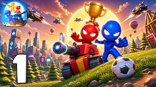 スティックマンパーティ ゲームプレイ パート3 ランダム おもしろミニゲーム 1 2 3 4 プレイヤー 無料 新アップデート アドベンチャー screenshot 5