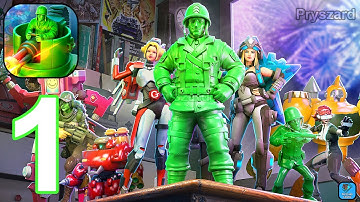 Army Men Defense - Gameplay Walkthrough Part 1 Tutorial (iOS, Android Gameplay)