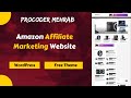 Amazon Affiliate Marketing Website Design In WordPress News Card Free Theme | Mehrab Hossen