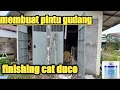 P_39#pintu gudang full plat / make a barn door #diy