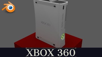 3D Modeling: Xbox 360 Console - Full Video