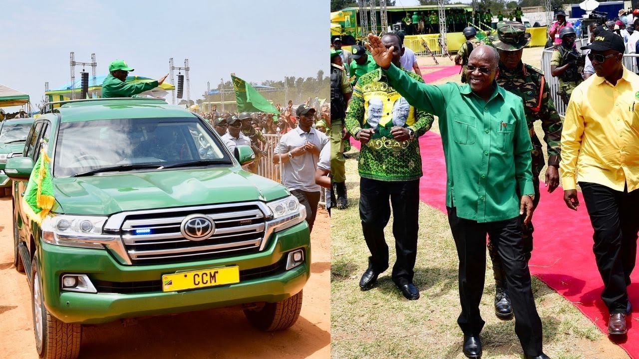 MSAFARA WA MAGUFULI, Tazama ALIVYOWASILI kwenye MKUTANO CHATO Mkoani GEITA....