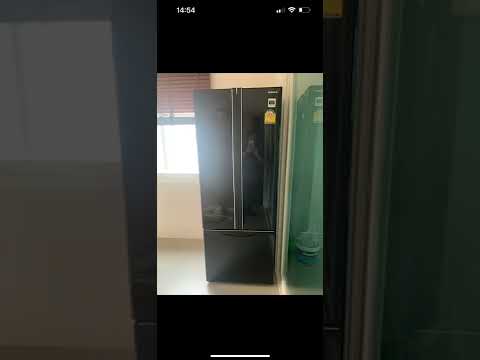 HITACHI ตู้เย็น 3 ประตู (14.7 คิว, สีดำ) รุ่น R-WB410PE GBK ( THEONE )