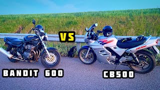 :  honda cb500 VS suzuki bandit600 / 