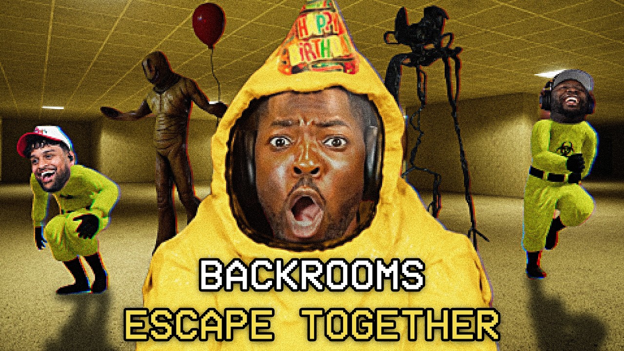 WE FINALLY MADE IT OUT THE BACKROOMS! (Backrooms: Escape Together)