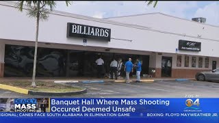 Banquet Hall Where Mass Shooting Occurred Deemed Unsafe