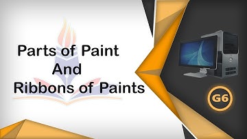 Class 6|| Computer|| Ch # 3 || Parts of Paint And Ribbons of Paints|| By Excel School