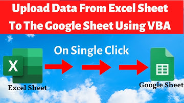 Excel VBA To Send Data From Excel Sheet To The Google Sheet