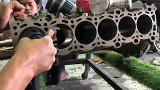 6 Cylender Engine Rebuild / Nissan patrol Safari