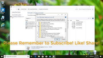 How to Turn Windows Features On or Off in Windows 10 (Tutorial)