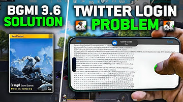 Signature Does Not Match The Request | Bgmi Twitter Login Problem |#loginproblem #twitter