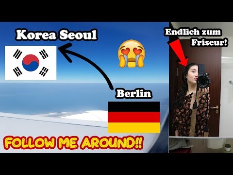 🇰🇷 ICH FLIEGE NACH KOREA 한국!! Travel Vlog 😍 Tag 1 - Friseur Besuch nach fast 2 Jahren! 🙈