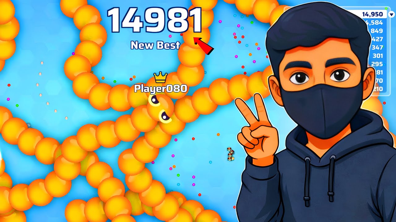 To Close 15K Points || New Best Record in Snake.io - Fun Snake .io Games - Plucky?(NotPluckyGamerz)