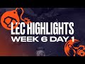 Full Day Highlights | W6D1 | 2021 LEC Summer