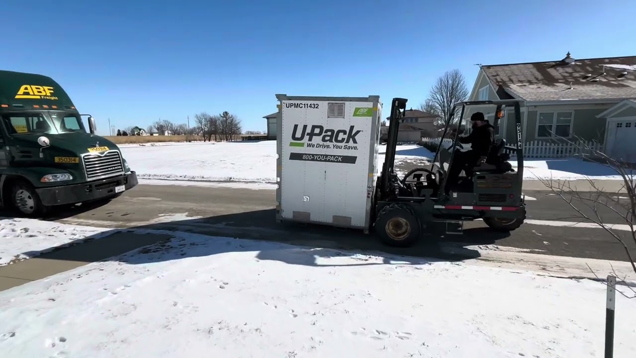 U-Pack delivered a Cube of stuff from our former home in FL to our IA home 2/21/25