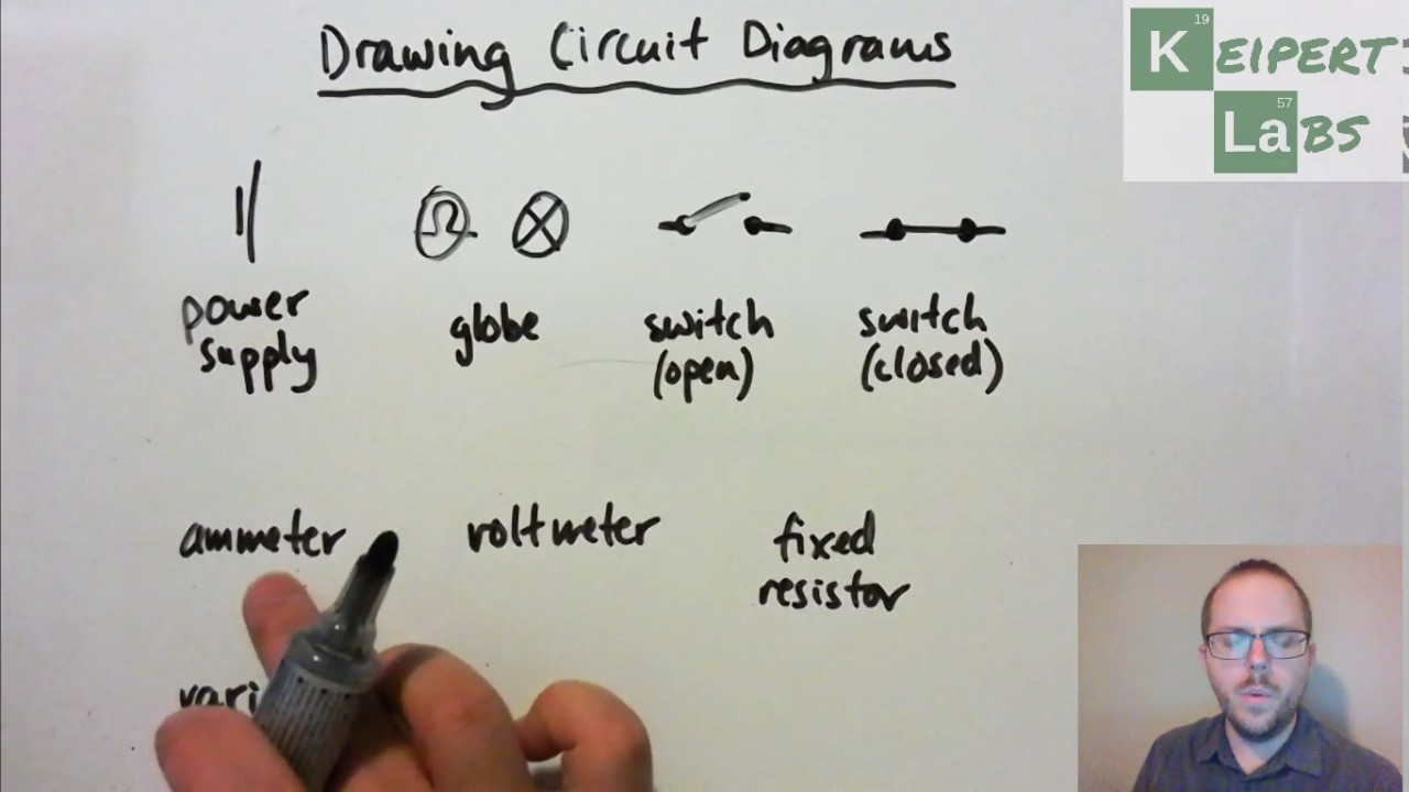 Drawing Circuit Diagrams - YouTube