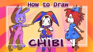 How to Draw 3 Chibi Poses! Easy Tutorial