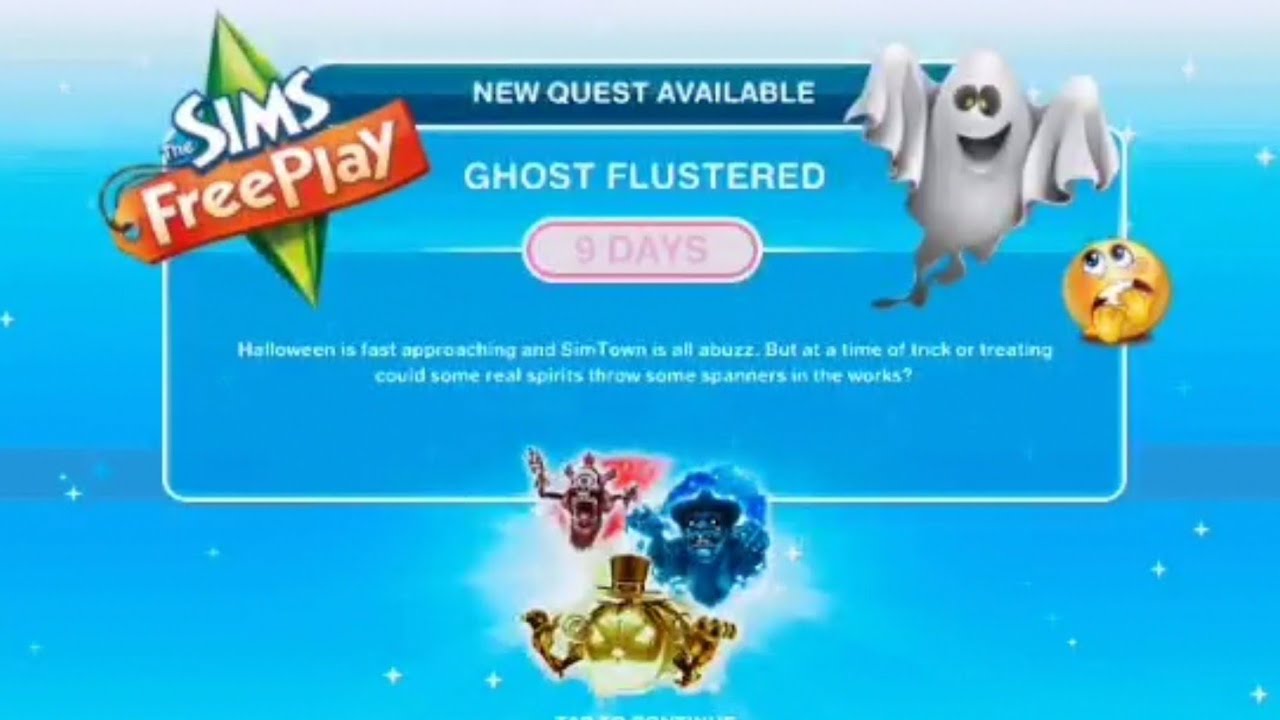 Ghost Flustered Quest Complete Sims Freeplay YouTube