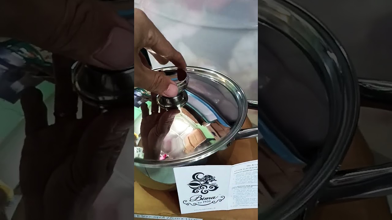 BIMA PRIMA R SAUCEPOT 22X11 CM B2007022R SAUCEPOT BIMA 22 CM STAINLESS STEEL