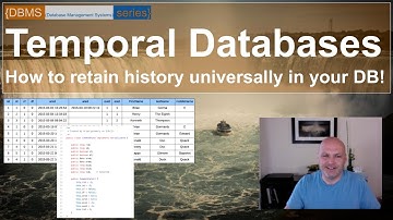 What are Temporal Databases? How databases automatically retain history (temporal data).
