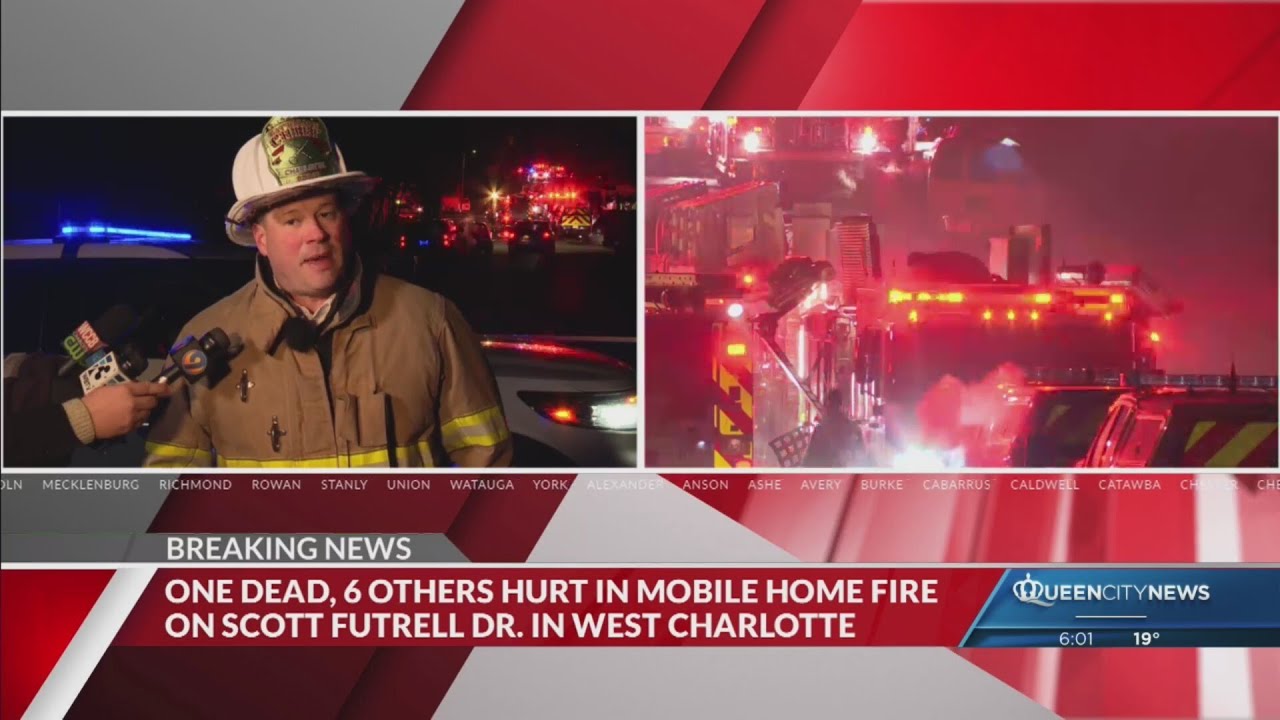 Battalion Chief gives update on fatal W. Charlotte mobile home fire ...