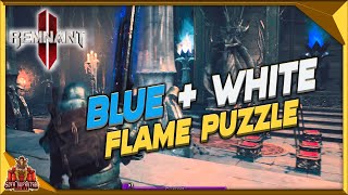 Remnant 2 Solomn Shattered Gallery Blue And White Flame Puzzle Event Solution Plus Possible Rewards