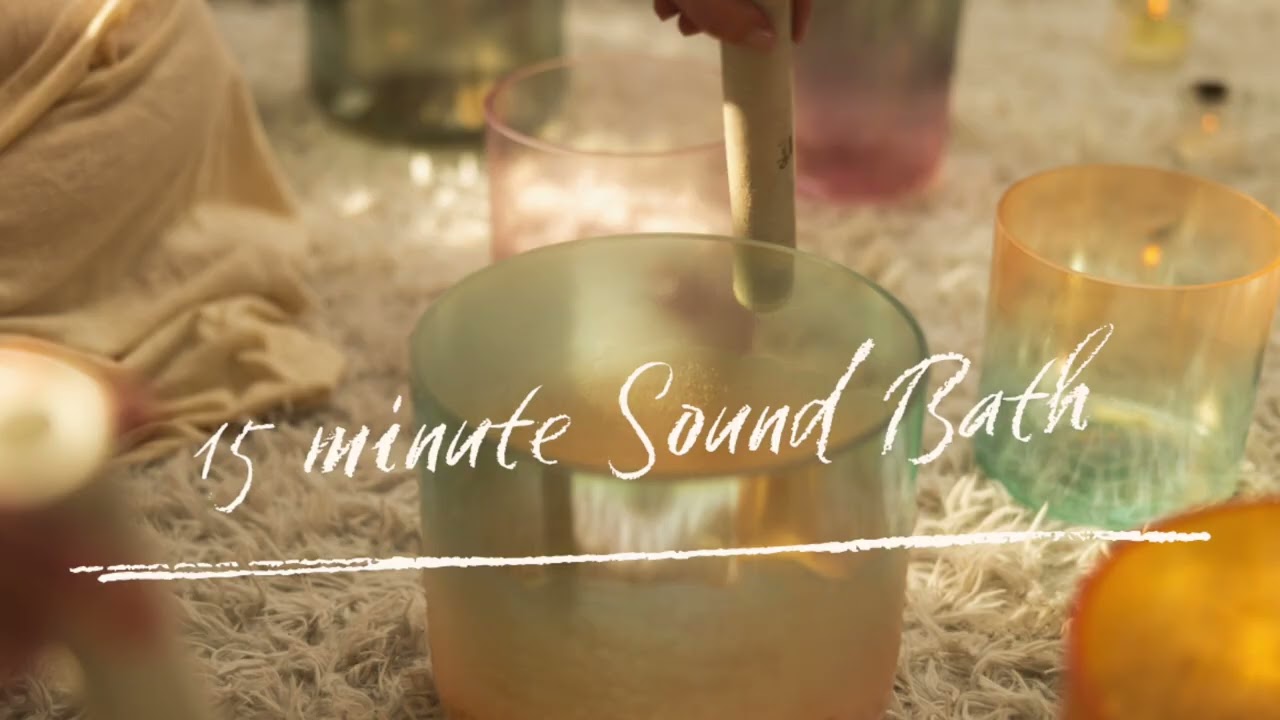 15 Minute Crystal Alchemy Sound Bath | Deep Relaxation & Nervous System Healing