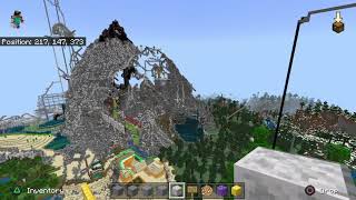 Minecraft massive mountain castles project phase 2 9/17 update