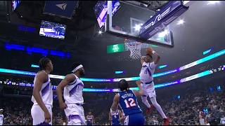 Ace Bailey blocks Justin Edwards and then soars for the powerful alley-oop dunk at the other end screenshot 5
