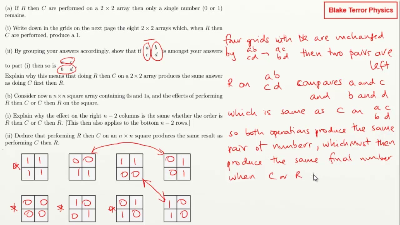 Oxford MAT Specimen B (2009) Q5