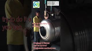How to do spot welding by seam welding on tank covers, dished ends or heads