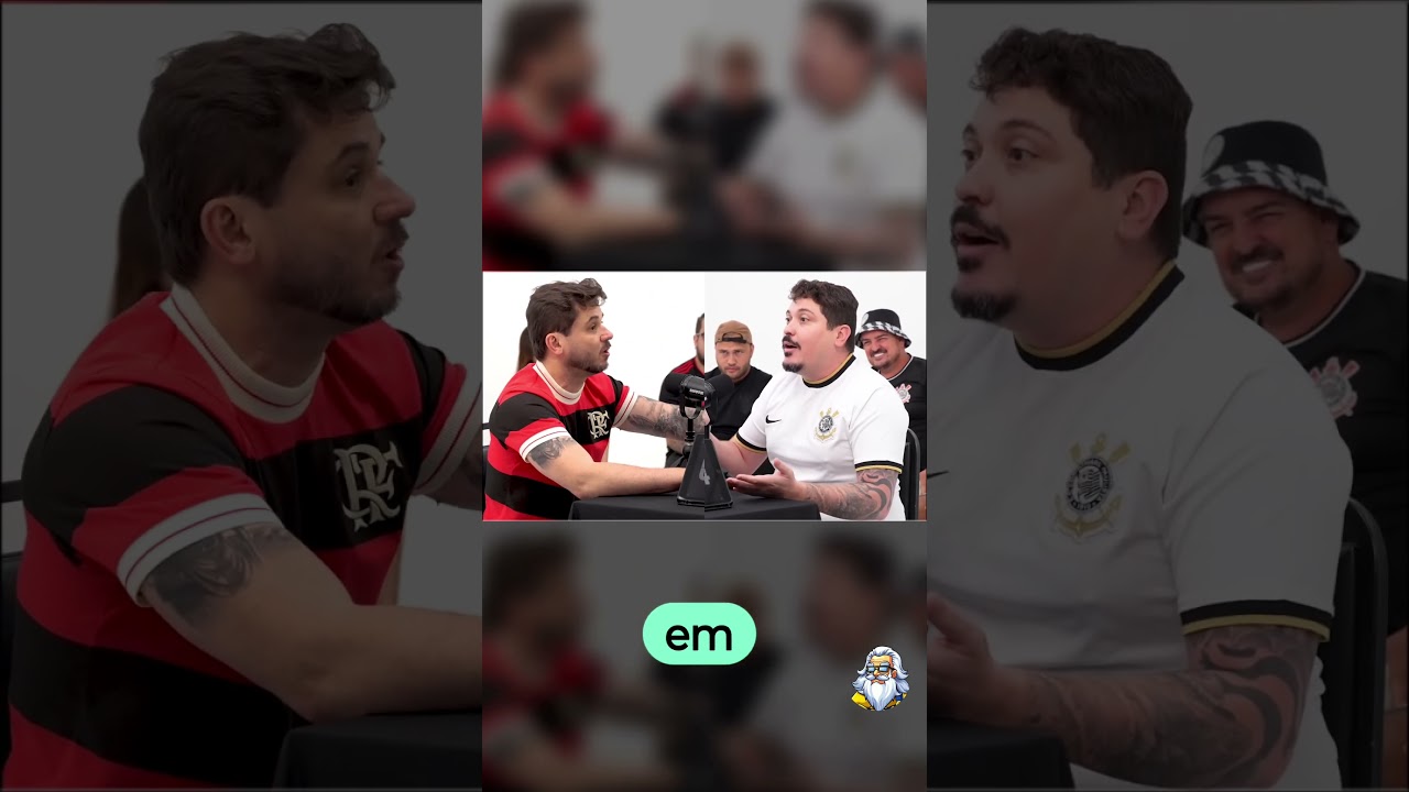 5 flamenguistas vs 5 Corintianos #cortes #futebol #videos #podcast #corinthians #flamengo
