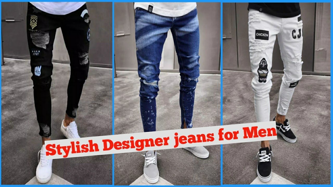 Latest stylish designer jeans pants for men YouTube