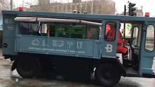A converted milk float is now helping to clean Bristol city centreโs streets