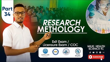 Exit_exam_tutorial PART 34 #research Ethiopia_2025