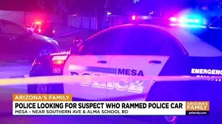 News Update: Mesa police searching for suspect who tried to run over an officer