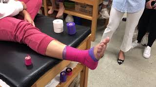 SASPD Ankle Taping  Part 2, Heel Locks