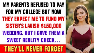 My Parents Refused To Pay For My College Now They Expect Me To Fund My Sister's Lavish $150K Wedding